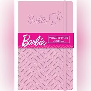 NWT Barbie Pink Vegan Leather Dot Ruled Journal 160 Pages